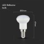 2.9W R39 PLASTIC BULB WITH SAMSUNG CHIP COLORCODE:4000K