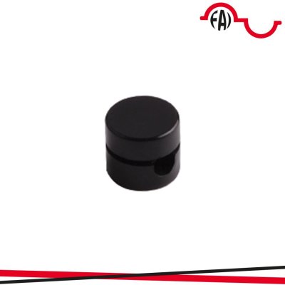 GANCIO SERRACAVO PVC NERO