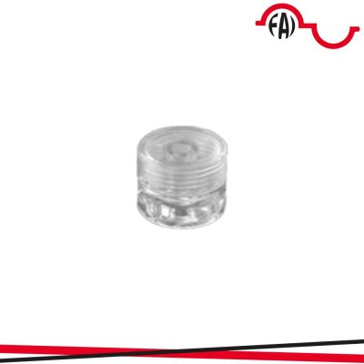 GANCIO SERRACAVO PVC TRASP