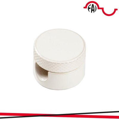 GANCIO IN METALLO SERRACAVO BIANCO