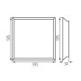 PANNELLO LED DA INCASSO BLINGO IP65 40W 60NW - KANLUX