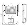 PROIETTORE A LED ACETE 30W CCT SE GR - KANLUX