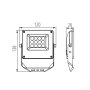 PROIETTORE A LED ACETE 10W CCT GR - KANLUX