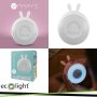 SVEGLIA/LAMPADA NOTTURNA A LED RGB CONIGLIO BIANCO MARY S