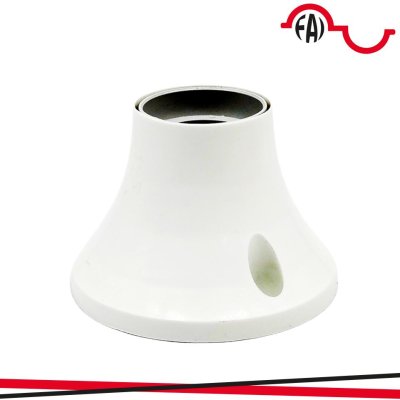 PORTALAMPADA E27 BASE DRITTA BIANCO