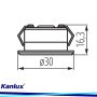 FARETTO INCASSO IMPERMEABILE A LED IMBER LED NW W - KANLUX