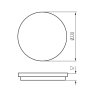 PLAFONIERA LED BENO 12-18W CCT-O G - KANLUX