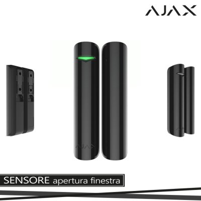 DOORPROTECT CONTATTO MAGNETICO PORTA FINESTRA BLACK