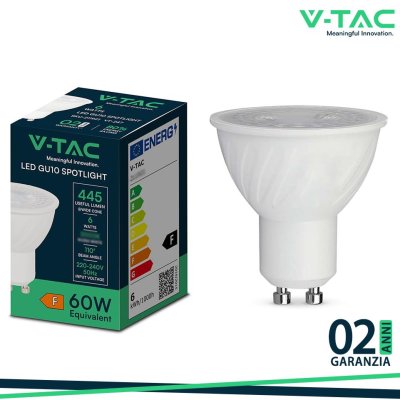 6W GU10 RIPPLE PLASTIC SPOTLIGHT 3000K 110 D