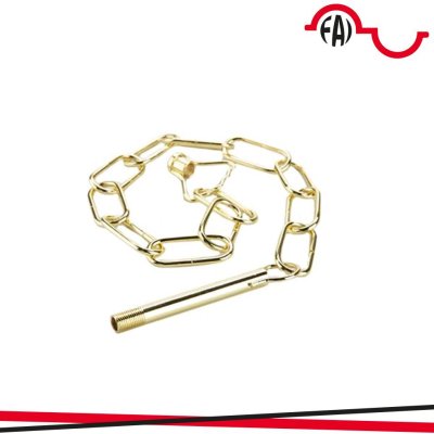 CATENA AD ANELLI GRANDI OTTONE