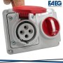 PRESA INTERBL INCASSO 3P+T 16A 380V IP44