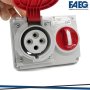 PRESA INTERBL INCASSO 3P+T 32A 380V IP44