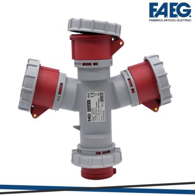 MOLTIPLICATORE INDUST. 1 SPINA3P+N+T E 3PRES 3P+N+T 16A IP67