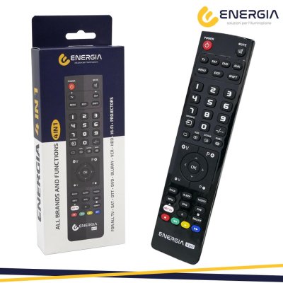 TELECOMANDO UNIV.TV SLIM 4IN1  PROGRAMMABILE