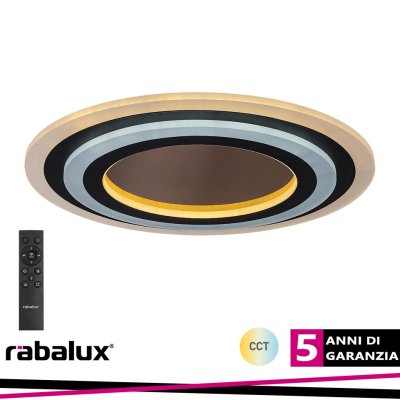 TANELI2,IND.CEIL. 56W, D45CM, BLACK/GOLD CCT