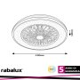 DALFON2,IND.FAN-ASSISTED LED48W, 2800LM CCT 3000-4000-6500K