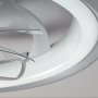 FANRICIUS,IND.FAN-ASSISTED,LED40W,SILVER CCT 3000-4000-6500K