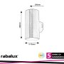 URFA,OUTD.WALL, LED18W,H16CM,BLACK,ROUND CCT 3000-4000-6500