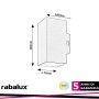 URFA,OUTD.WALL, 18W, H16CM, BLACK,SQUARE