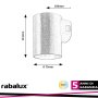 URFA WALL 9W LED ROUND WHITE CCT 3000-4000-6500K 900LM