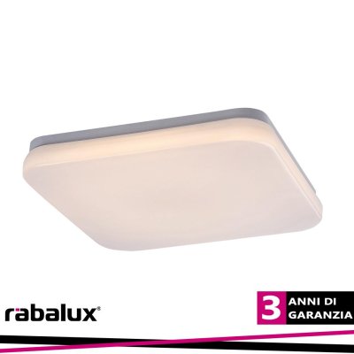 LOWAR,OUTD.CEIL. 18W, D28,5CM, SQUARE