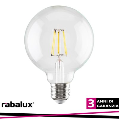 FIL. LED, E27 G95, 7W, 870LM, 4000K