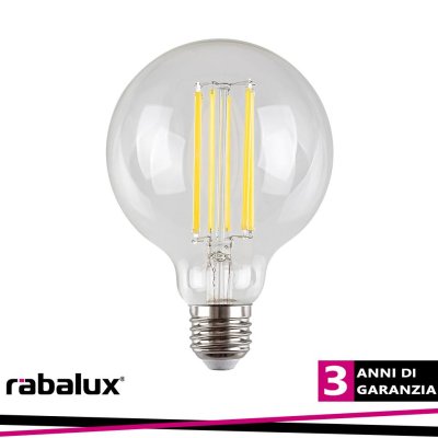FIL. LED, E27 G95, 12W, 2000LM, 4000K