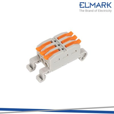 TERMINAL BLOCK FOR DIN RAIL 3  INPUT/3 OUTPUT 4.00M