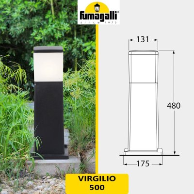 VIRGILIO 500 NERO E27 8,5W CCT