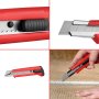 TAGLIERINO/CUTTER 18MM CON 2 LAME DI RICAMBIO