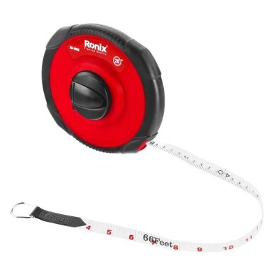 NASTRO DI MISURAZIONE IN FIBRA DI VETRO 20MT D.12,5MM