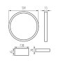 PORTALAMPADA A LED AVAR O 6060 40W-NW - KANLUX