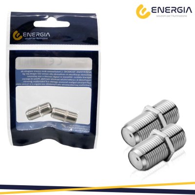 CONNETTORE F FEMMINA/FEMMINA BLISTER 2PZ