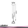 RAMIRA,IND.PEND.G9 3XMAX5W, D25CM, BLACK