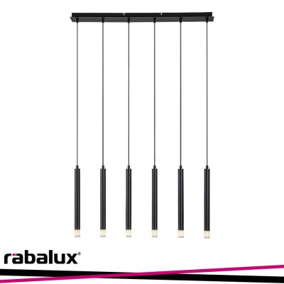 RAMIRA,IND.PEND.G9 6XMAX5W, L77CM, BLACK