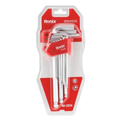 SET DI CHIAVI ESAGONALI MAGNETICHE A BRACCIO LUNGO (9 PEZZI)