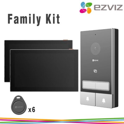 VIDEOCITOFONO WIRELESS CONNESSO  HP7 R-200 2 FILI LCD 7"