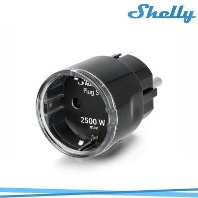 SHELLY PLUG S GEN3 BLACK