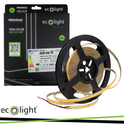 STRISCIA LED COB 480 24V 12W/M 1440LM/M 4000K IP67 5MT