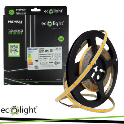 STRISCIA LED COB 480 24V 12W/M 1440LM/M 4000K IP20 5MT