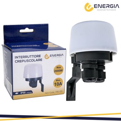 SENSORE CREPUSCOLARE MAX 2000W IP55