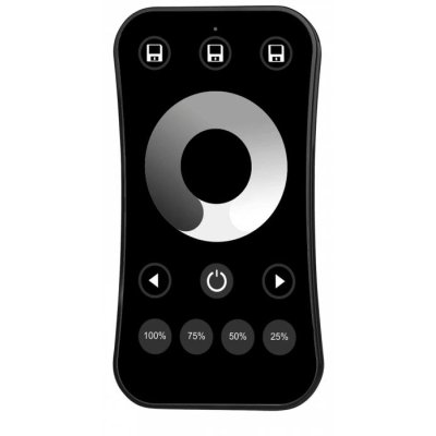 TELECOMANDO RF R6-1 PER CONTROLLER MONO TOUCH NERO