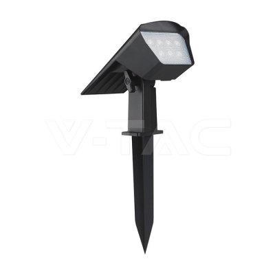VT-10183 1.3W LED SPIKE SOLAR LED LIGHT CCT ADJUSTABLE BLACK