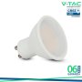 VT-271 10W GU10 LED FARETTO IN PLASTICA COPERTURA MILKY CHIP CREE 3000K 100 D 6 ANNI DI GARANZIA