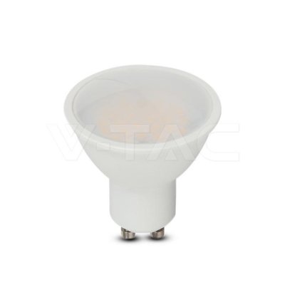 VT-271 10W GU10 LED FARETTO IN PLASTICA COPERTURA MILKY CHIP CREE 4000K 6 ANNI DI GARANZIA