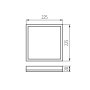 PLAFONIERA LED AZPO LED 12,3WCCT-L-W - KANLUX