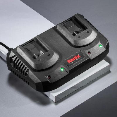 CARICABATTERIE RAPIDO BRUSHLESS DA 20V 2X2,2A