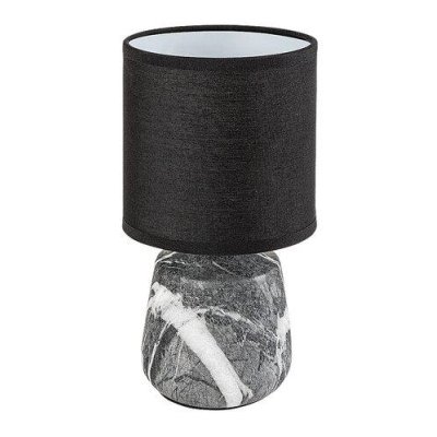 NALISA,INDTABLE,E14 1X40W, BLACK, OVAL