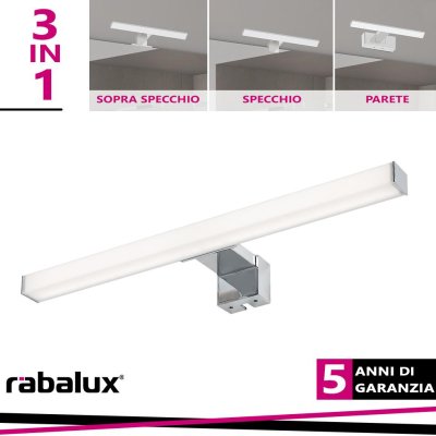 OLIRO,INDWALL, LED6W, L40CM, CHROME