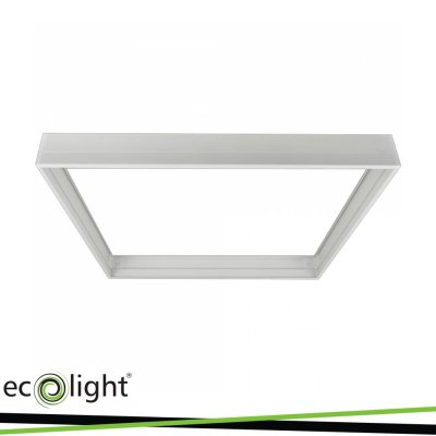 CORNICE FRAME 600X600X65H MM   PVC BIANCO